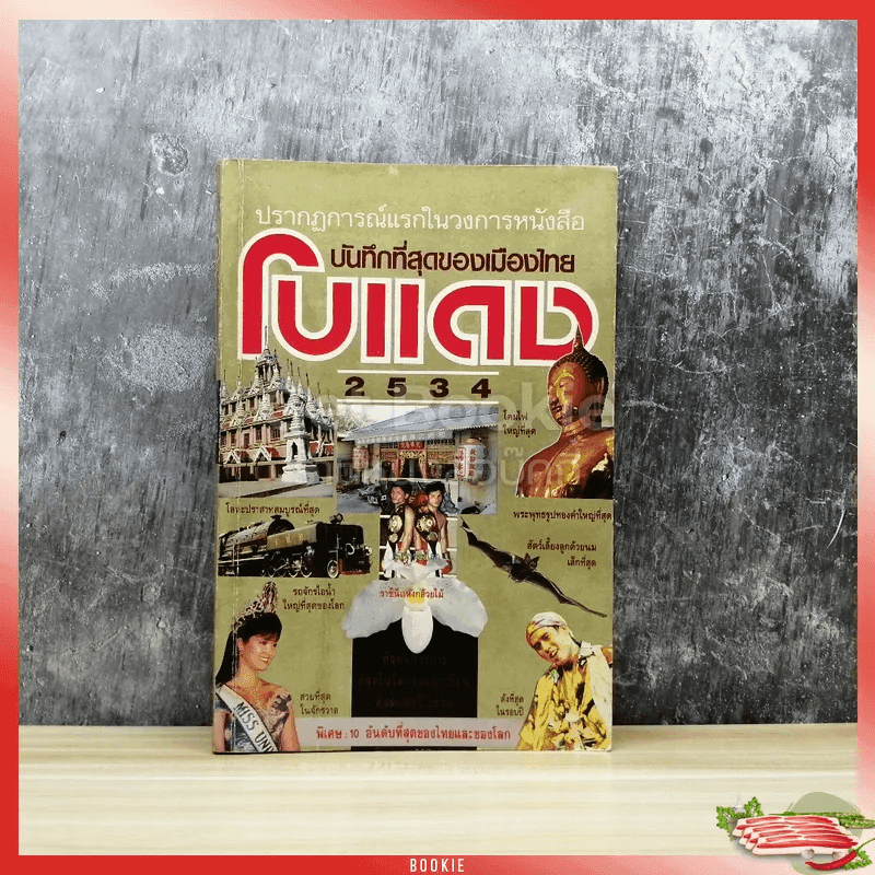 ปรากฏการณ์แรกในวงการหนังสือ บันทึกที่สุดของเมืองไทยโบแดง 2534